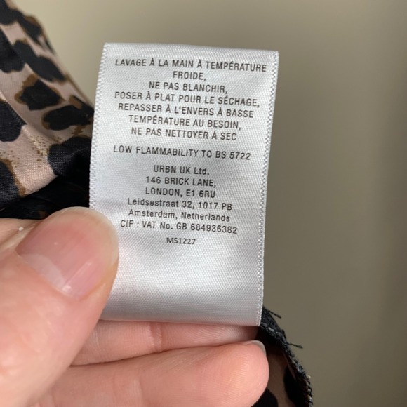 Mare Mare x Anthropologie NWT Leopard Asymmetrical Skirt  Size Large - Picture 11 of 16